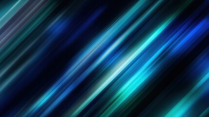 Fototapeta premium Abstract Diagonal Lines Background Image Featuring Shades of Blue Green and Teal