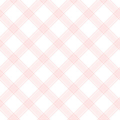 Fabric pattern, pink checkered pattern, gift wrapping paper , seamless pattern 