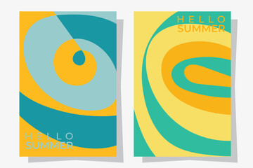 abstract summer backgrounds, seamless pattern