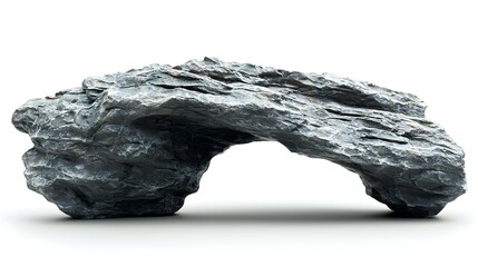 Naklejka premium Natural rock cave formation in dramatic lighting