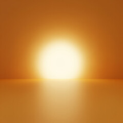 Warm Amber Matte Background with Center Glow