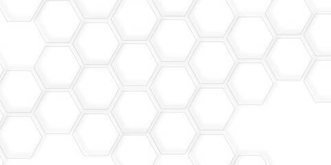 soft focus cluster of white hexagons  geometric pattern  white background


