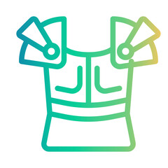 armor Line Gradient Icon