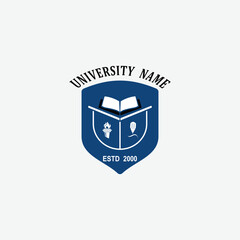 3034 educational logo school college university learning institute book academy organization