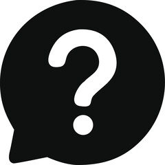 Question mark icon, Question sign symbol flat design style, vector illustration
