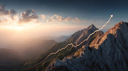 Mountain Peak Sunrise Growth Chart