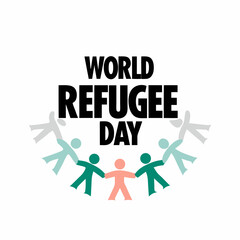 World refugee day unity and support