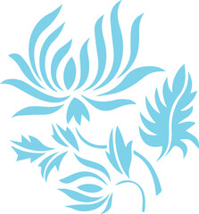 Beautiful flower art and mandala vector design