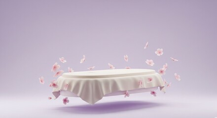 Obraz premium Pink background with bubbles