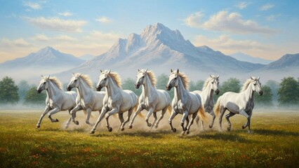 7 horses good luck symbol