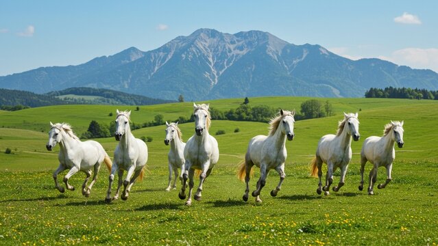 7 horses good luck symbol