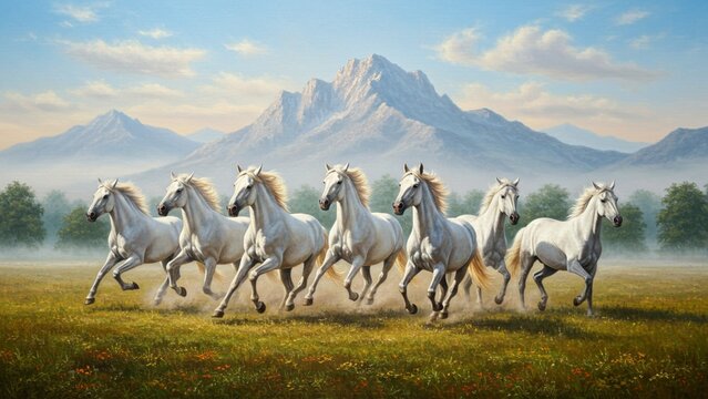 7 horses good luck symbol