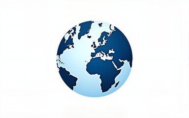 Fototapeta premium Logo earth globe, vector. High quality