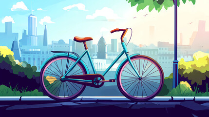 Luxury hybrid bicycle campaign stylish urban bike