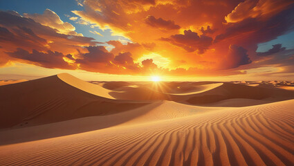 Desert sunset