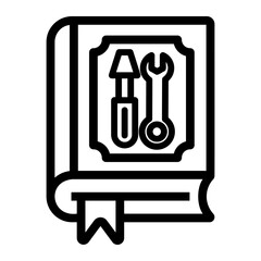 manual book Line Icon