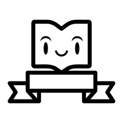 ribbon Line Icon