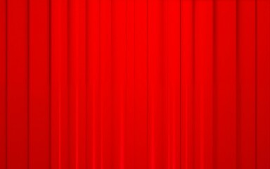 The red abstract background with 3D vertical striped pattern texture creates an energetic and modern impression, presenting a strong and rhythmic visual dimension in a bold and dynamic nuance.