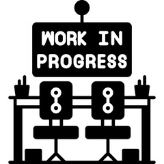 Work in Progress Visualization Icon