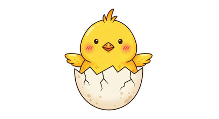 Isolated Easter Chick