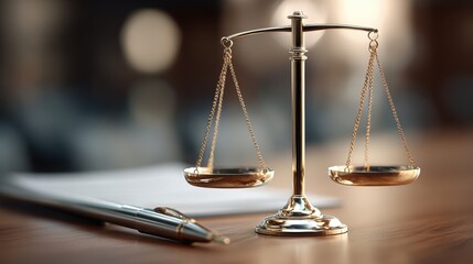 Justice Scales and Legal Documents