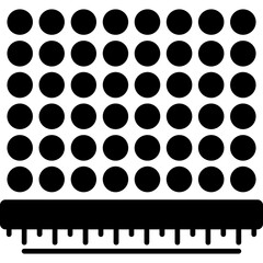 Dot Matrix Chart Icon