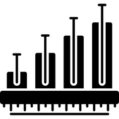 Confidence Ribbon Chart Icon