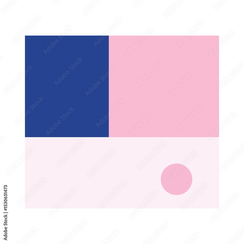 Poster Vector Geometric Background in Material Design
