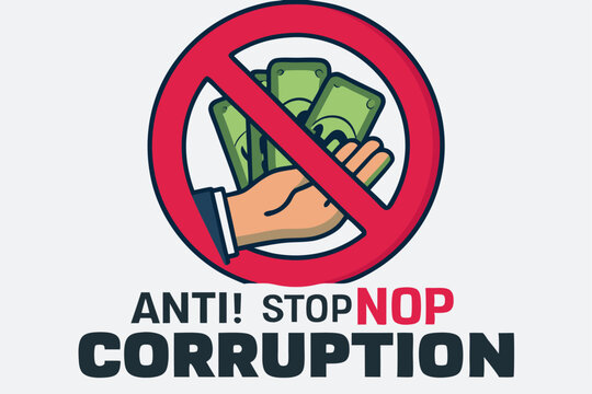 Anti Corruption Day with Symbolic Elements and Bright Colors Promoting Integrity and Ethical Conduct