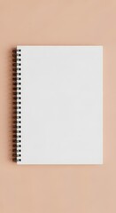 Blank Spiral Notebook Mockup  Perfect for Branding, Stationery, and Design Presentations