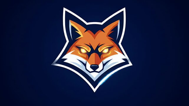 Fierce Fox Mascot: Bold Graphic Logo Design