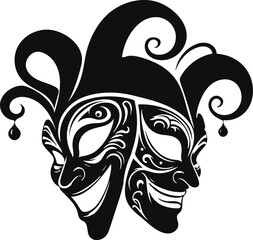 Mask for carnival vector art
