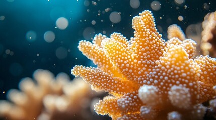 Close-up of vibrant coral