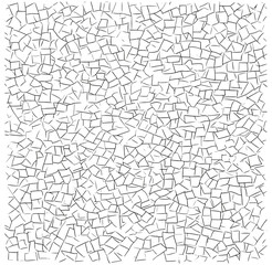 Obraz premium Interior background line art, broken mosaic tiles texture, architecture vector illustration, cad graphics design, modern floor concept, vintage wall pattern, ceramic surface layout.
