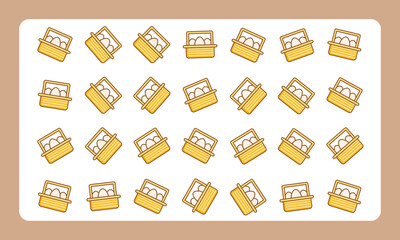 Egg Basket Background