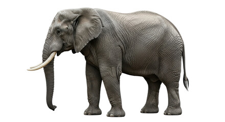 Isolated African Elephant