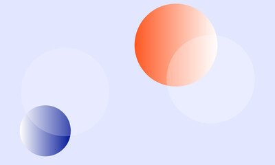 Abstract geometric circle soft light gradient