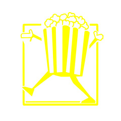 Minimal vector illustration suitable for modern t-shirts and poster design.