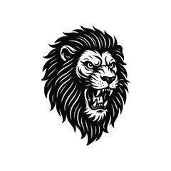 Fototapeta premium lion head mascot tattoo