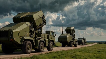A missile defence system made up of anti-missile tanks that intercept and destroy attacking missiles. An air defence shield against nuclear-armed intercontinental ballistic missiles.