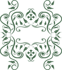 Beautiful flower art and mandala vector design