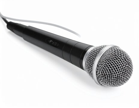 microphone isolated on white