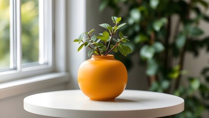 plant, flower, pot, home, interior, window, kitchen, food, garden, house, vase, flowers, nature, room, decoration, tree, orange, glass, spring, indoor, design, wall, table