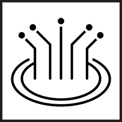 Fiber Optic Cable icon Design