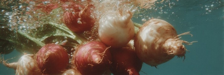 National Chamoy Day Fresh Jicamas on Rustic Wood with Rough Roots Texture Summer Fiesta and Back-to-School Culinary Branding for Vibrant Food Marketing