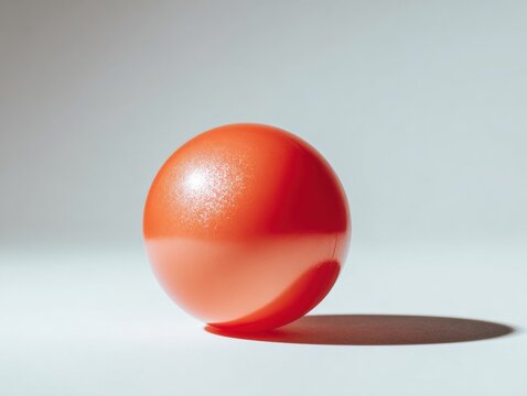 National Blame Someone Else Day Red Clown Nose with Soft Texture on Clean Surface - April Fools Day Humor and Earth Day Compassion Campaign Concept