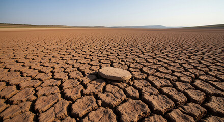 Cracked Dry Earth - Product Display Background