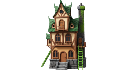 Isolated Fantasy House