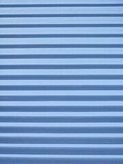 Sunlit White Pleated Blind with Soft Light and Shadow