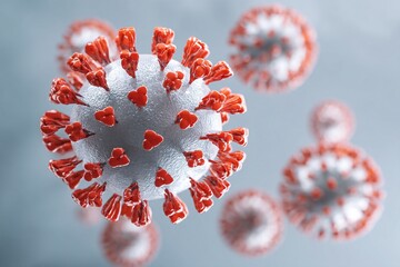 Hepatitis C virus symbol, showing the impact of the virus on the liver and its connection to chronic illness.